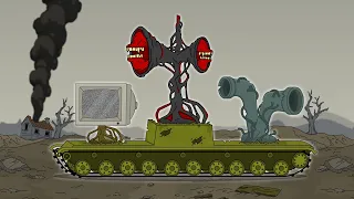Сиреноголовый Мутант vs КВ-6 - Мультики про танки