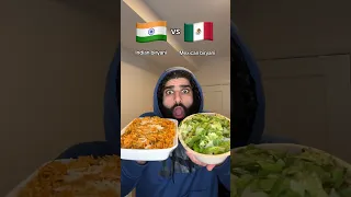 Indian biryani vs Mexican biryani