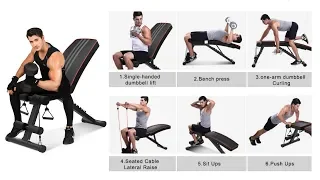 Adjustable Olympic Weight Bench perfect full body workout