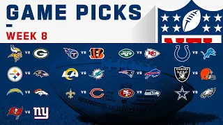 Week 8 Game Picks! | NFL 2020