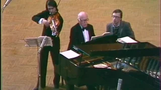 Yuri Bashmet & Sviatoslav Richter play Hindemith Viola Sonata, op. 11 no. 4 - video 1985