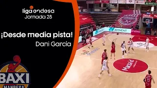 DANI GARCÍA... ¡desde media pista! | Liga Endesa 2020-21