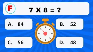 QUIZ  MATEMÁTICA |VOCÊ É BOM MESMO  DE MATEMÁTICA? | HORA DO QUIZ |➕🔵➖🔵➗🔵✖🔵➗🔵🤔