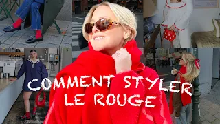 Comment Styler le ROUGE ♥️ + mes pièces préférées!