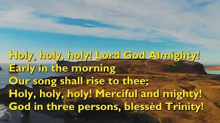 Holy, Holy, Holy! Lord God Almighty (Tune: Nicea - 4vv) [with lyrics for congregations] {Robin Mark}