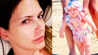 La respuesta de Isabel Macedo ante los comentarios "haters" por la foto con su beba en la playa