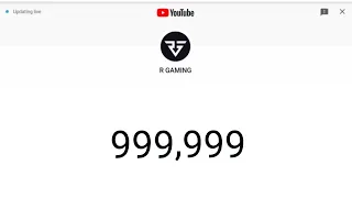 1 Million Subscribers Count | Live | Fake Subscriber Count This Video |