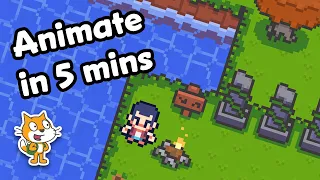 How to Animate Game Worlds in Scratch ⚡️ FAST! - RPG #9