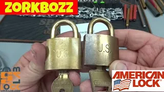 (952) Two USG American Padlocks