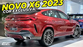 NOVO BMW X6 M SPORT XDRIVE 40I 2023 EM CONFIGURAÇÃO EXCLUSIVA,  COM MOTOR DE 340 CV E MUITO LUXO!