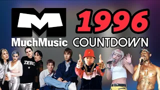 All the Songs from the 1996 MuchMusic Countdown