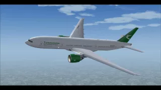 Turkmenistan Airlines T5605 777-200LR EZ-A778 Ashgabat (ASB) - Beijing (PEK)