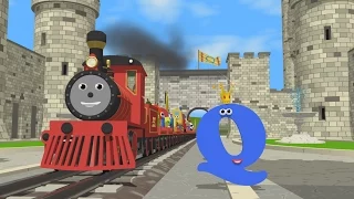 Learn about the Letter Q - The Alphabet Adventure With Alice And Shawn The Train