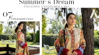 😱💯%Original Summer's Dream By Adan Libas🌺Pakistani Lawn Suits👌Mb-7607473487@New Asna Collection