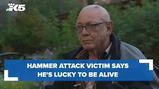 Beacon Hill hammer attack victim says he's lucky to be alive