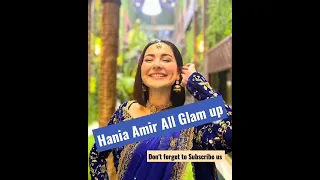 Hania Amir all glam up #haniaamir #merehumsafar #pakistan #pakistanidrama #pakistani #glam #wedding