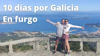 10 días por GALICIA en furgoneta CAMPER. Nuestra ruta y lugares de pernocta 💚