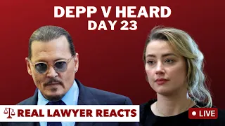 LIVE REACTION: Johnny Depp V Amber Heard - Day 23 | Amber is back on the stannd!