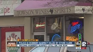 Robbery suspect fatally shot by liquor store clerk identified