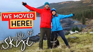 We Moved To A Tiny Cottage on The Isle of Skye! Wild Horses, Aurora, Foraging & Ancient Ruins - Ep5