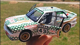 BMW E30 M3 Team TIC TAC Tauber N 43 Norisring Rennen DTM 1991 A. Berg Solido 1:18