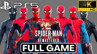 SPIDER-MAN REMASTERED (PS5) Gameplay Walkthrough FULL GAME (MCU Suit) 4K 60FPS No Commentary