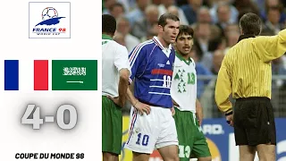 France 4-0 Arabie Saoudite | Coupe du Monde 98