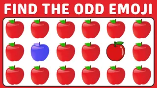 Find the ODD Emoji Emoji Quiz Test your Eyes Find the ODD One Out Emoji