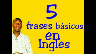 freses  de ingles básico, rápido de captar