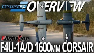 FlightLine RC 1600mm F4U-1A/D Corsair - Overview - Motion RC