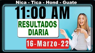 11 AM Sorteo Loto Diaria Nicaragua │ 16 Marzo 22