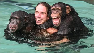 Kody Antle Eats Dinner With Chimpanzees