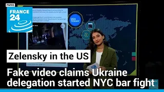 No, USA Today did not report that Zelensky's delegate started a "drunken bar brawl" in New York