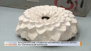 Владимирские студенты научились делать бетон из технической конопли