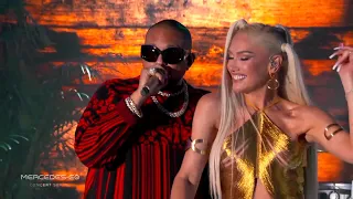 Gwen Stefani and Sean Paul on Jimmy Kimmel Live, July 2022