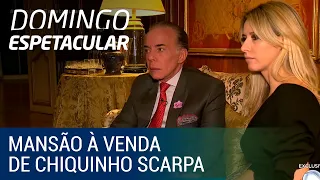 Domingo Espetacular tem acesso a mansão à venda de Chiquinho Scarpa