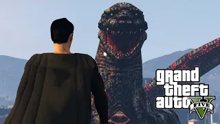 GTA V - Shin Godzilla vs Superman