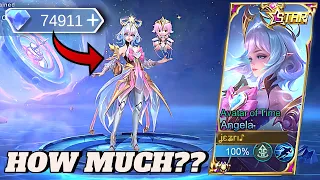 HOW TO GET THIS SKIN AT THE CHEAPEST PRICE!!! ANGELA "AVATAR OF TIME" ANNUAL STARLIGHT - MLBB