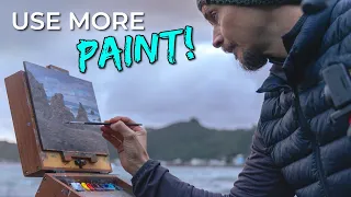 Painting TIP! Working from life on the coast - En Plein Air TECHNIQUES!