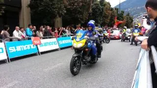 La Vuelta Ciclista a España 2013. Salida Etapa 14 (Andorra - Peyragudes)