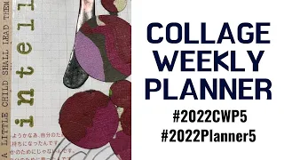 Collage Week 5 Hobonichi Planner Challenge #2022planner5 #2022CWP5