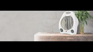 2kW Free Standing Electric Fan Heater, 2 Settings