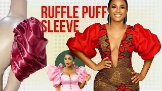 RUFFLE PUFFY SLEEVE DIY | Puff Pattern and Sewing Tutorial