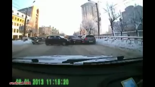 Подборка аварий и ДТП январь 2013/1 Car Crash compilation