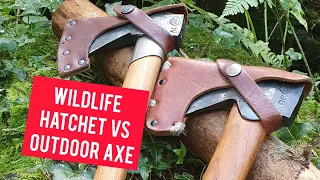 035 Gransfors Bruks Wildlife Hatchet vs Outdoor Axe