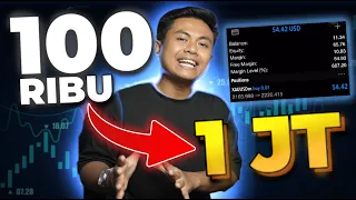 Trading Modal 100rb Emang Bisa? | Modal 100 ribu jadi 1 juta