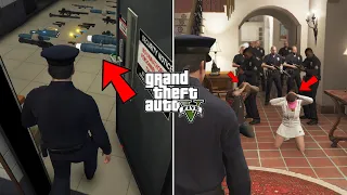 How To Unlock the Police Armory Room in GTA 5! (UNLIMITED WEAPONS)