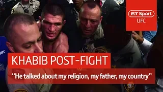 Khabib post-fight press conference: McGregor disrespected my father and religion | UFC 229