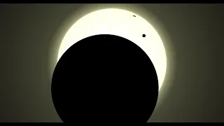 venus transit during partial solar eclipse