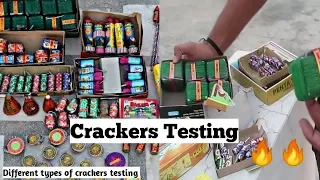 Cheapest Diwali crackers Testing | Crackers Stash | Testing different types of crackers 2019